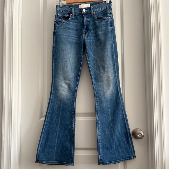 Mother Denim The Weekender Flare It’s a Small World - Picture 2 of 9